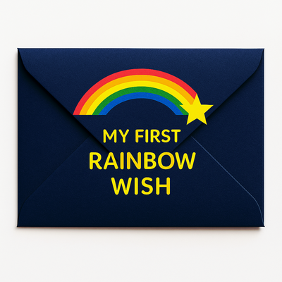My first Rainbow wish keepsake