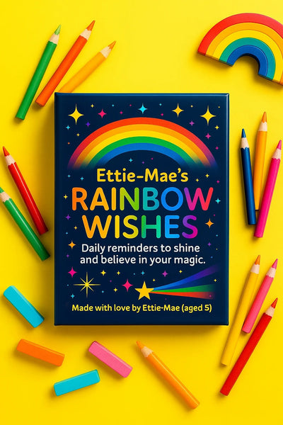 Premium ‘Rainbow Wishes’ keepsake rigid box